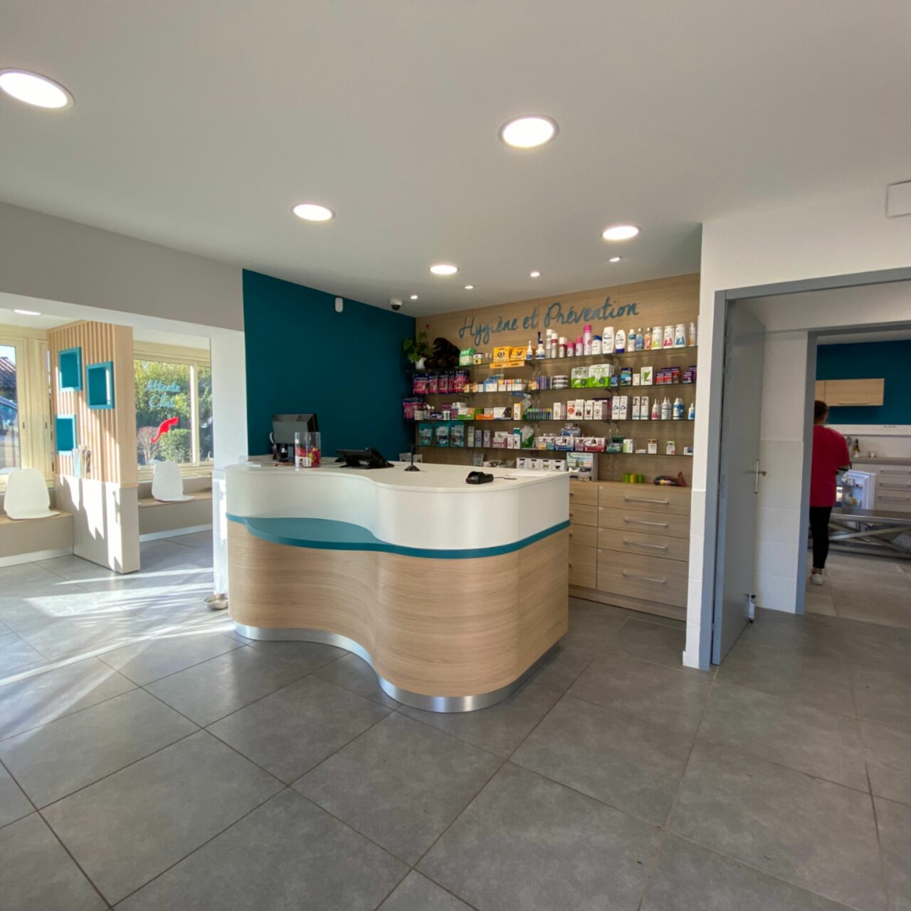 Agencement de clinique vétérinaire Castany Agencement